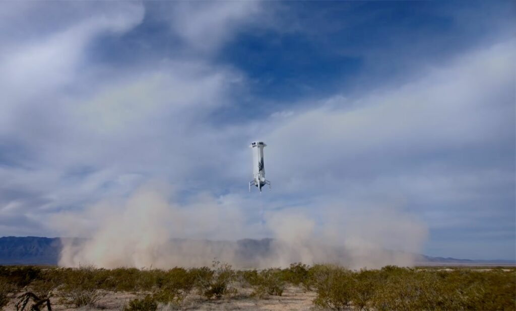 , Aéronautique: Le nouveau Shepard de Blue Origin effectue un vol cargo sans pilote